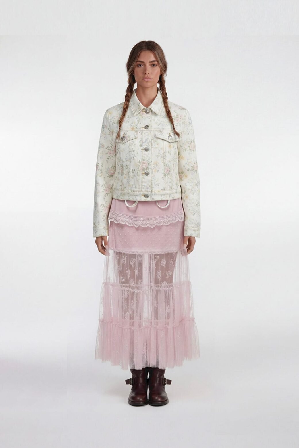 🍰 Capas Rosas Falda