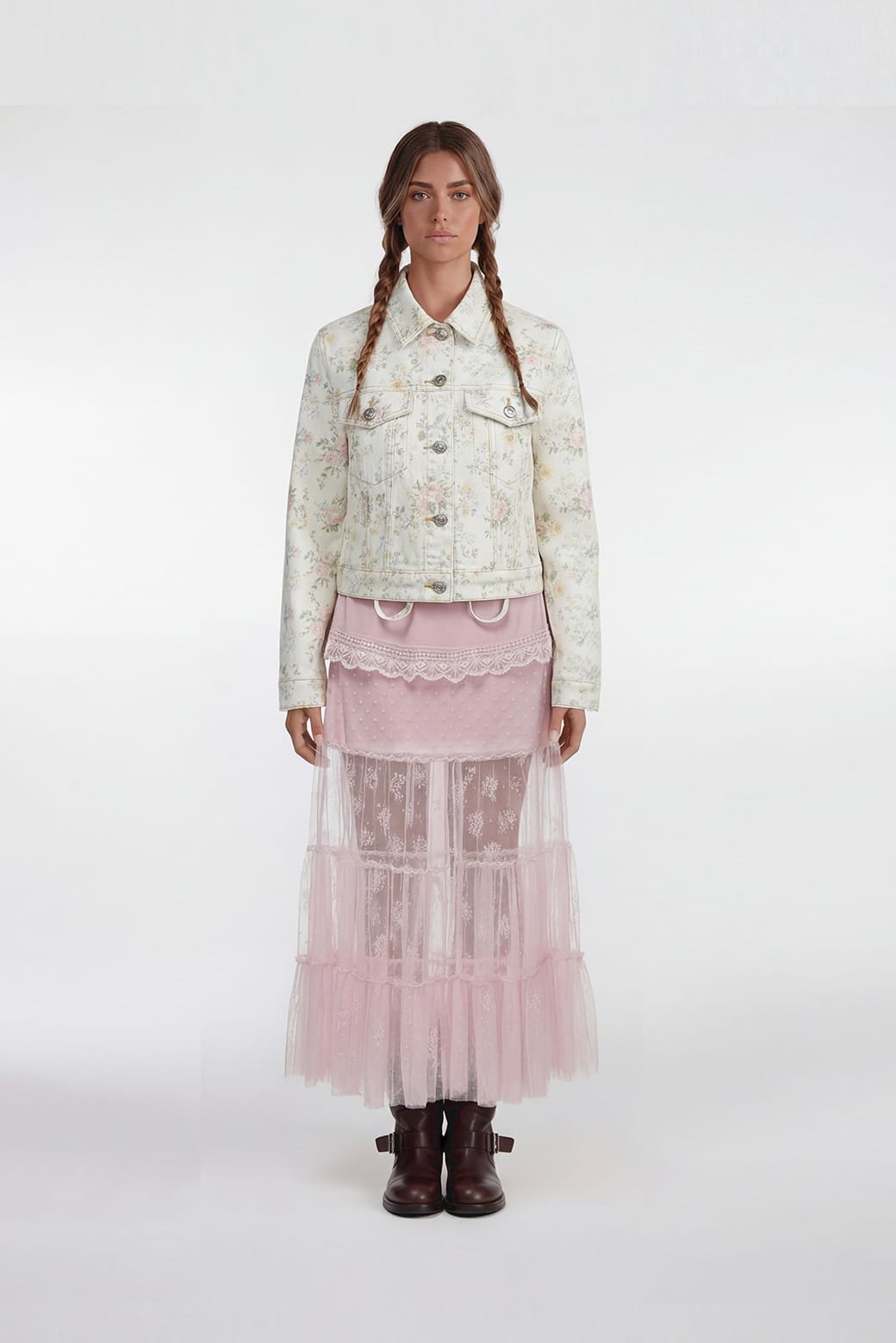 🍰 Capas Rosas Falda