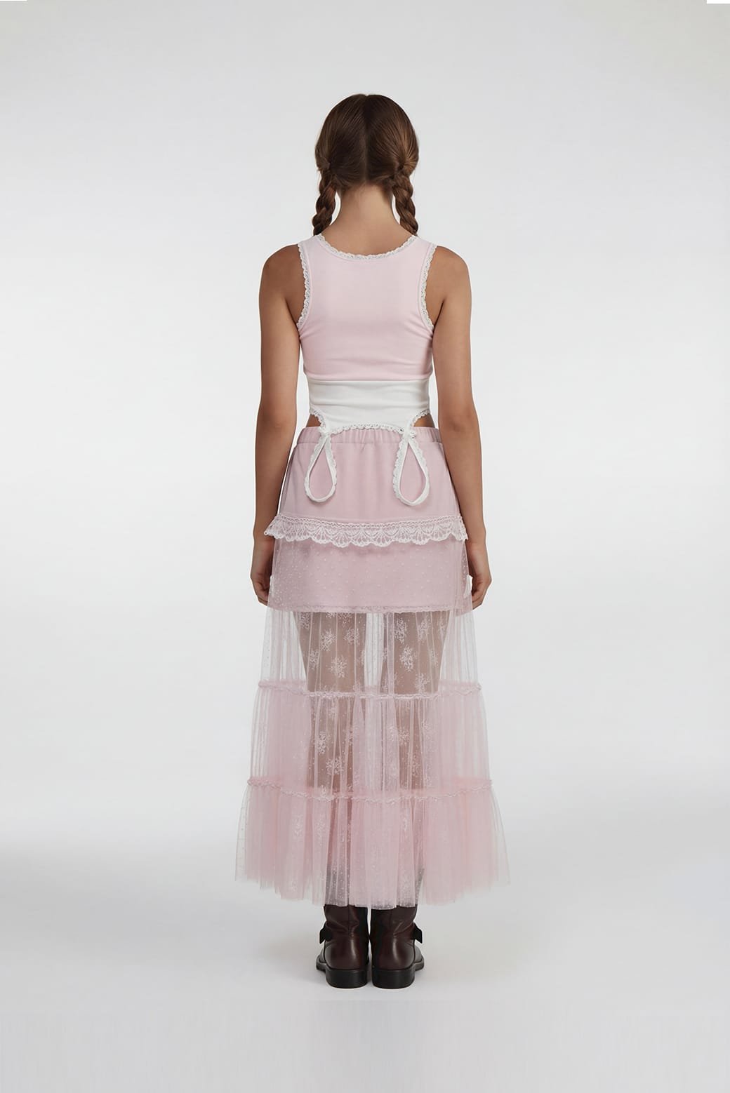 🍰 Capas Rosas Falda - Imagen 2