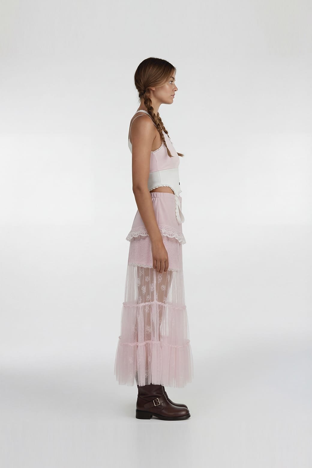 🍰 Capas Rosas Falda - Imagen 4